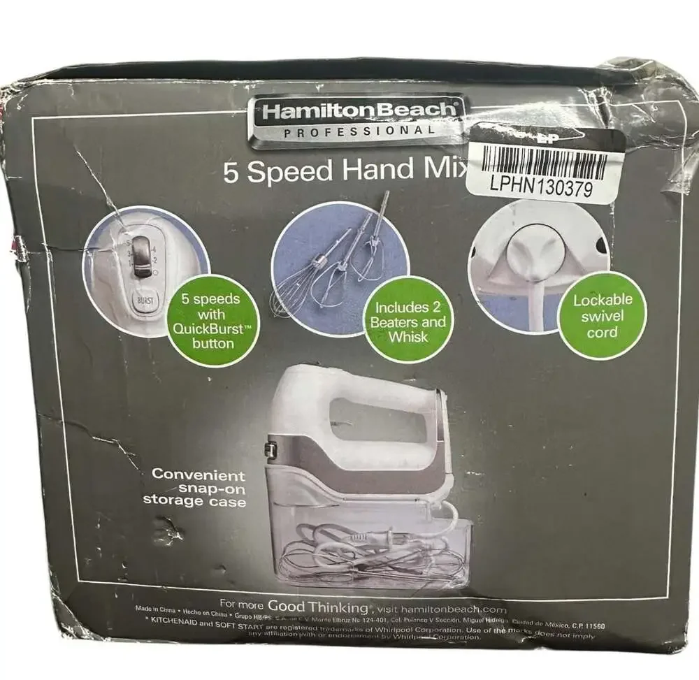 Hamilton Beach Professional 5 Speed Hand Mixer